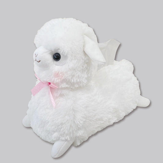 ベビー・アルパカッソ ティッシュカバー しろちゃん ぬいぐるみ