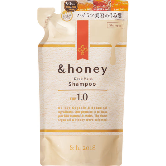 &honey Deep Moist Shampoo 1.0 Refill 350ml (Vicrea)