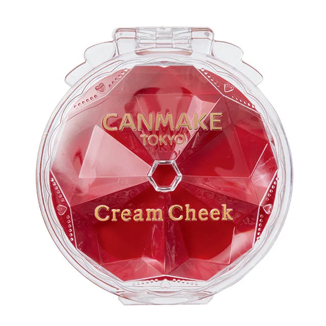 Cream Cheek #CL01 Clear Red Heart "Clear Type" (CanMake)